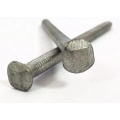 Silver Smooth Flat Ring Steel Square Boat Nail